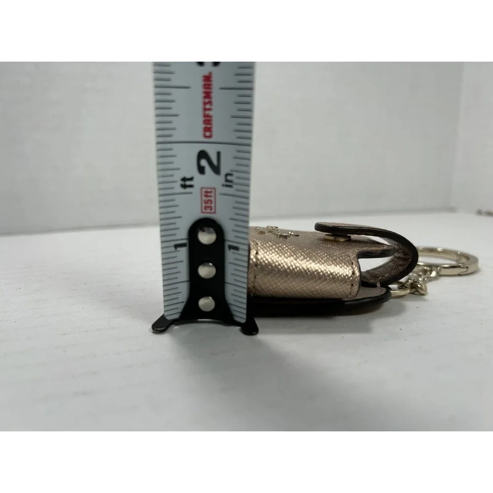 Keychain‎ Kate Spade AirPod Metallic Rose Gold Keychain Case designer